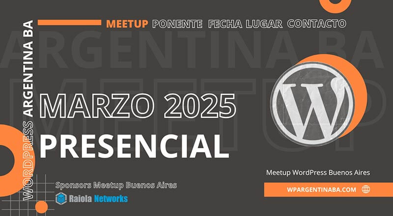 Meetup WordPress Buenos Aires Marzo 2025