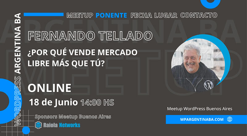 Fernando Tellado - Meetup WordPress junio 2025