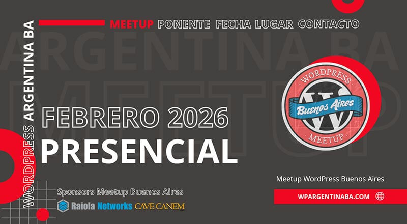 Meetup WordPress BA Febrero 2026