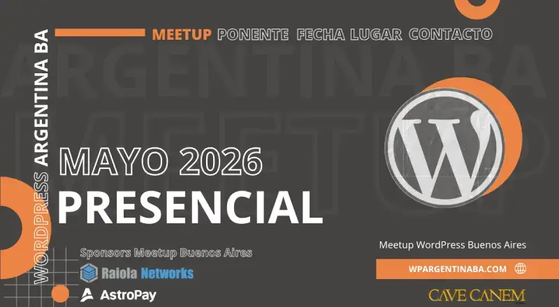 Meetup WordPress Buenos Aires Mayo 2026